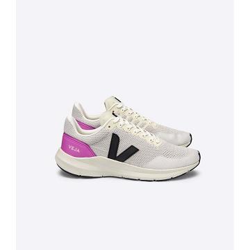 Buty do Biegania Veja MARLIN V-KNIT Męskie Beige/Purple | VEJA044-PL