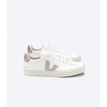 Low Tops Sneakers Veja CAMPO CHROMEFREE Męskie White/Beige | VEJA104-PL