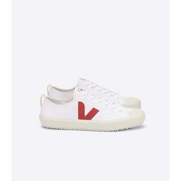 Obuwie Veja NOVA CANVAS Damskie White/Red | VEJA408-PL