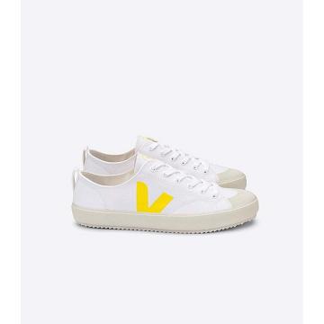 Obuwie Veja NOVA CANVAS Damskie White/Yellow | VEJA404-PL