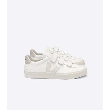 Obuwie Veja RECIFE CHROMEFREE Męskie White/Beige | VEJA099-PL