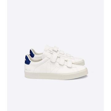 Obuwie Veja RECIFE CHROMEFREE Męskie White/Blue | VEJA101-PL