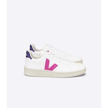 Obuwie Veja V-10 CWL Damskie White/Purple | VEJA507-PL