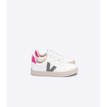 Obuwie Veja V-10 CWL Dziecięce White/Grey | VEJA711-PL