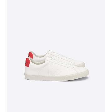 Sneakersy Veja ESPLAR CHROMEFREE Damskie White/Red | VEJA543-PL