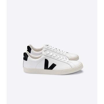 Sneakersy Veja ESPLAR LEATHER Damskie White/Black | VEJA541-PL