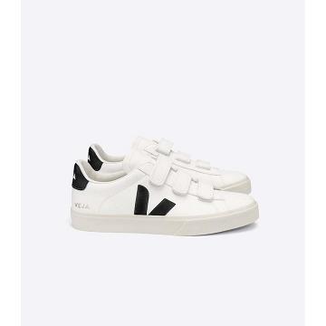 Sneakersy Veja RECIFE CHROMEFREE Damskie White/Black | VEJA549-PL