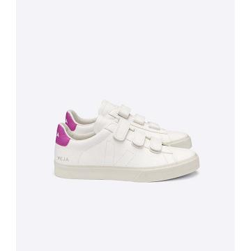 Sneakersy Veja RECIFE CHROMEFREE Damskie White/Purple | VEJA551-PL