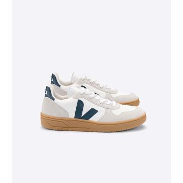 Sneakersy Veja V-10 B-MESH Damskie White/Beige | VEJA564-PL