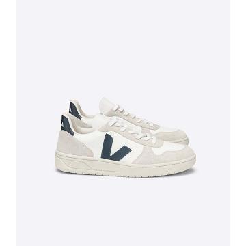 Sneakersy Veja V-10 B-MESH Męskie White/Black | VEJA236-PL