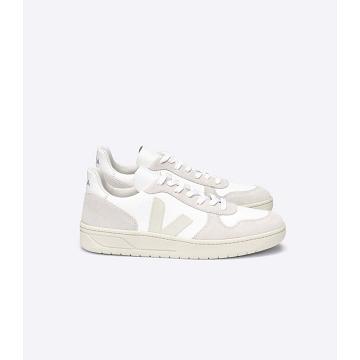 Sneakersy Veja V-10 B-MESH Męskie White/Beige | VEJA237-PL